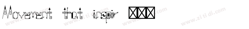 Movement that inspir字体转换